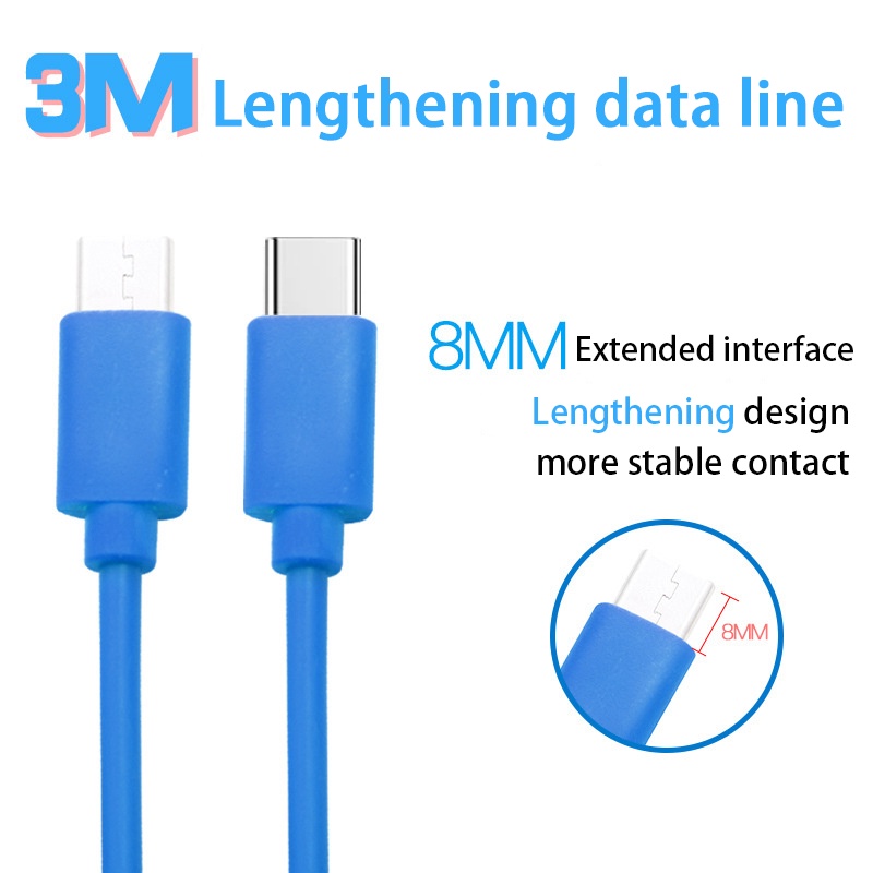Dây Cáp Sạc Nhanh 1M 2M 3M Micro USB / i / Type C Nhiều Màu Tùy Chọn