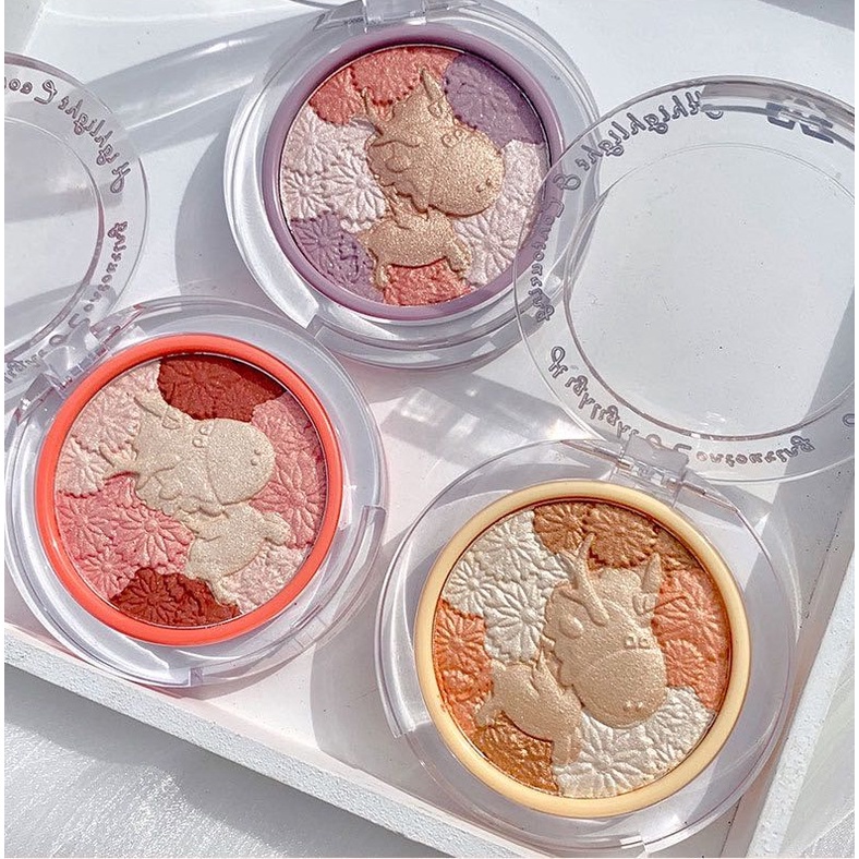 Phấn Má Hồng Cvz Thiết Kế Hình Kỳ Lân Dễ Thương