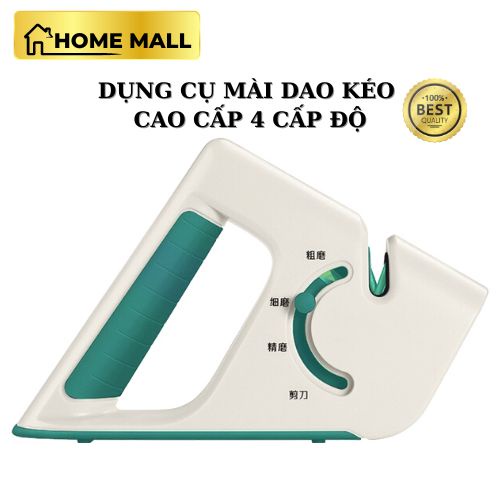 Dụng cụ mài dao kéo mini cao cấp VIFIBA, 4 cấp độ , chất liệu ABS và thép không gỉ, kích thước 12x14.5cm