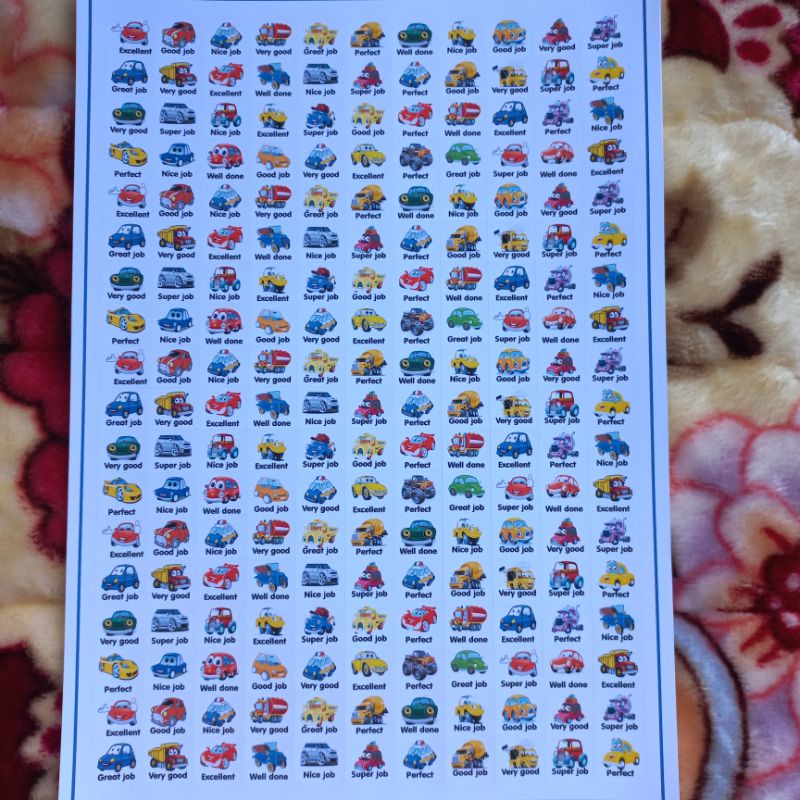 Sticker khen thưởng siêu xinh và dễ thương