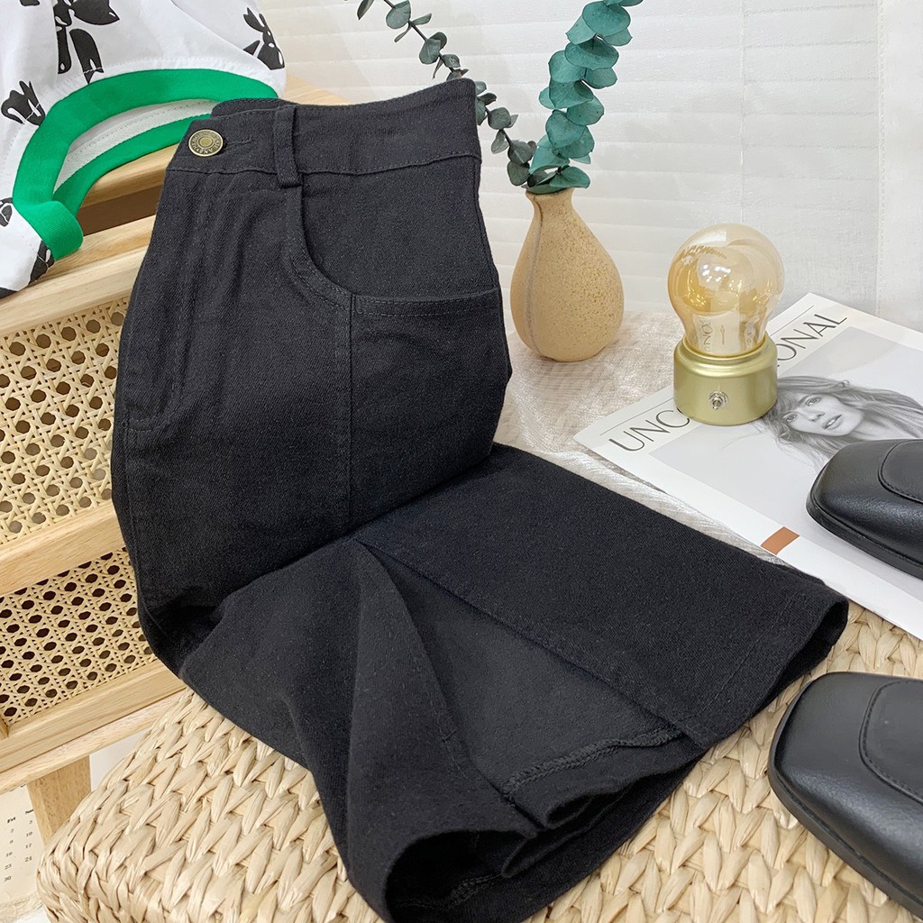 chân váy nữ sẻ tà chất kaki bazic trẻ trung xinh xắn | BigBuy360 - bigbuy360.vn