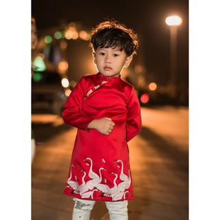 Hàng thiết kế - Áo dài cách tân cho bé trai 2019 - V13