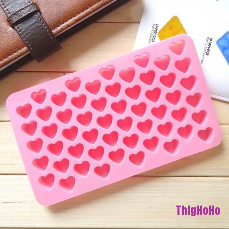 Khuôn silicone làm đá viên hình trái tim Ae21