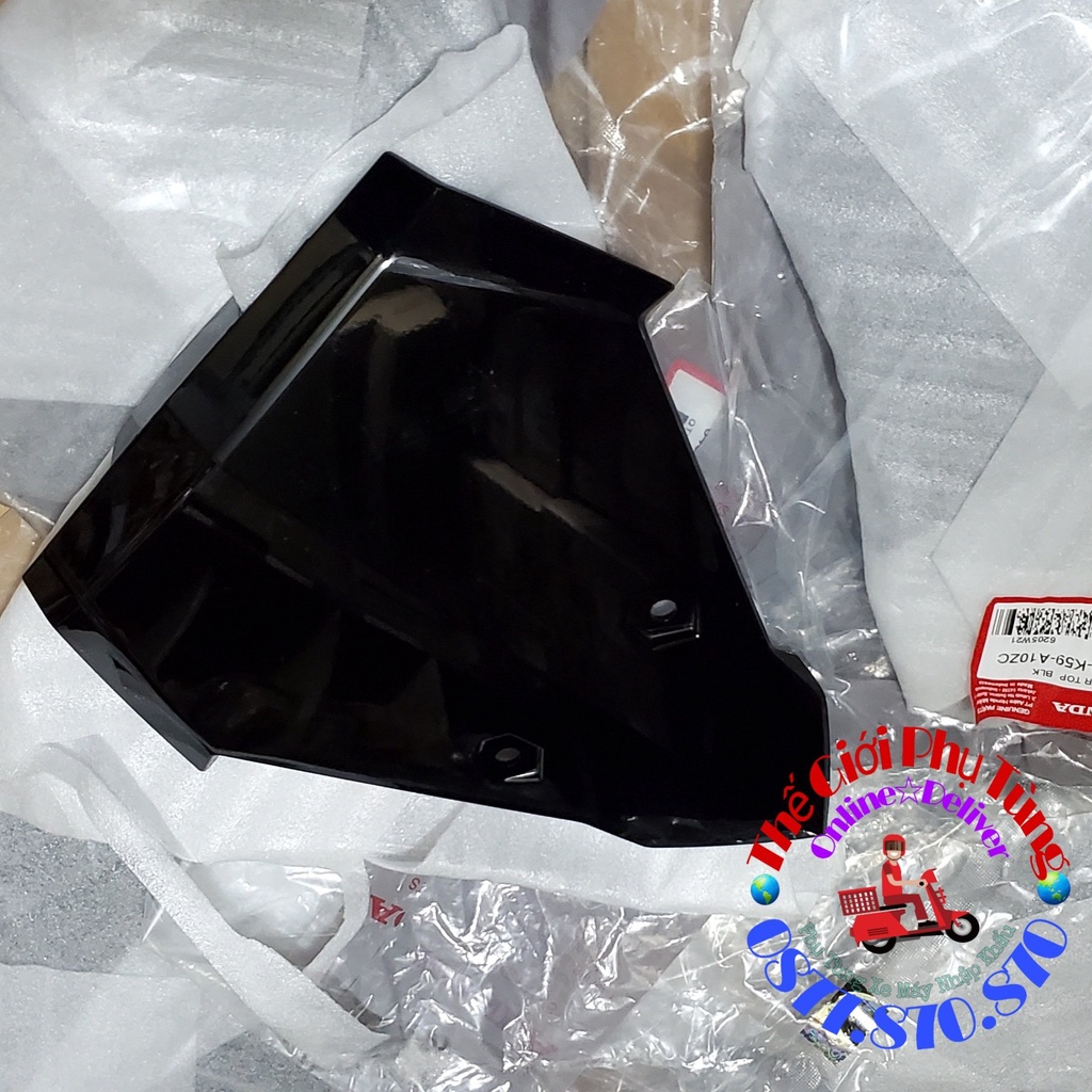Mặt nạ Vario 2015-2017 có pát gắn biển số trước zin Honda Indonesia nhập khẩu - 64302-K59-A10ZC