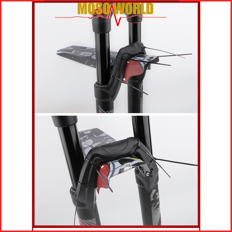 Tấm chắn bùn MOSOWORLD in họa tiết 3D nhiều màu bắt mắt cho xe đạp leo núi