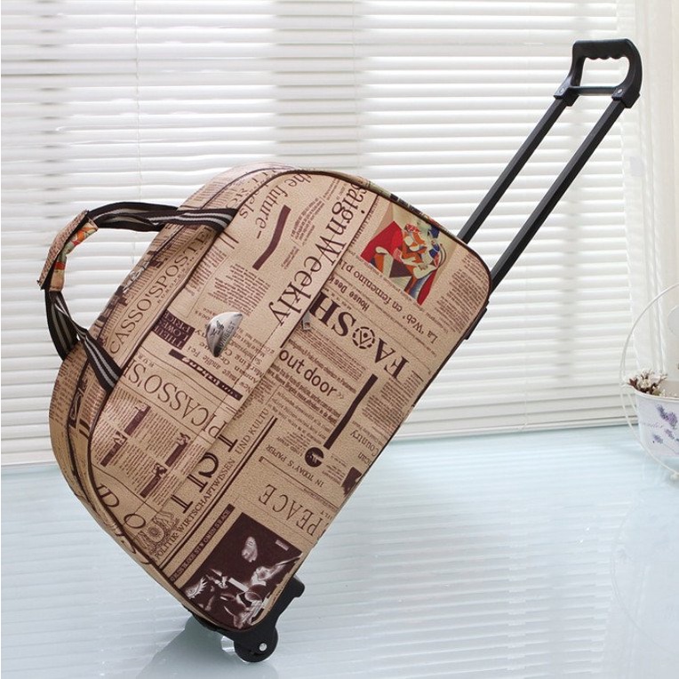 Túi kéo du lịch thể thao họa tiết TK-MAU1