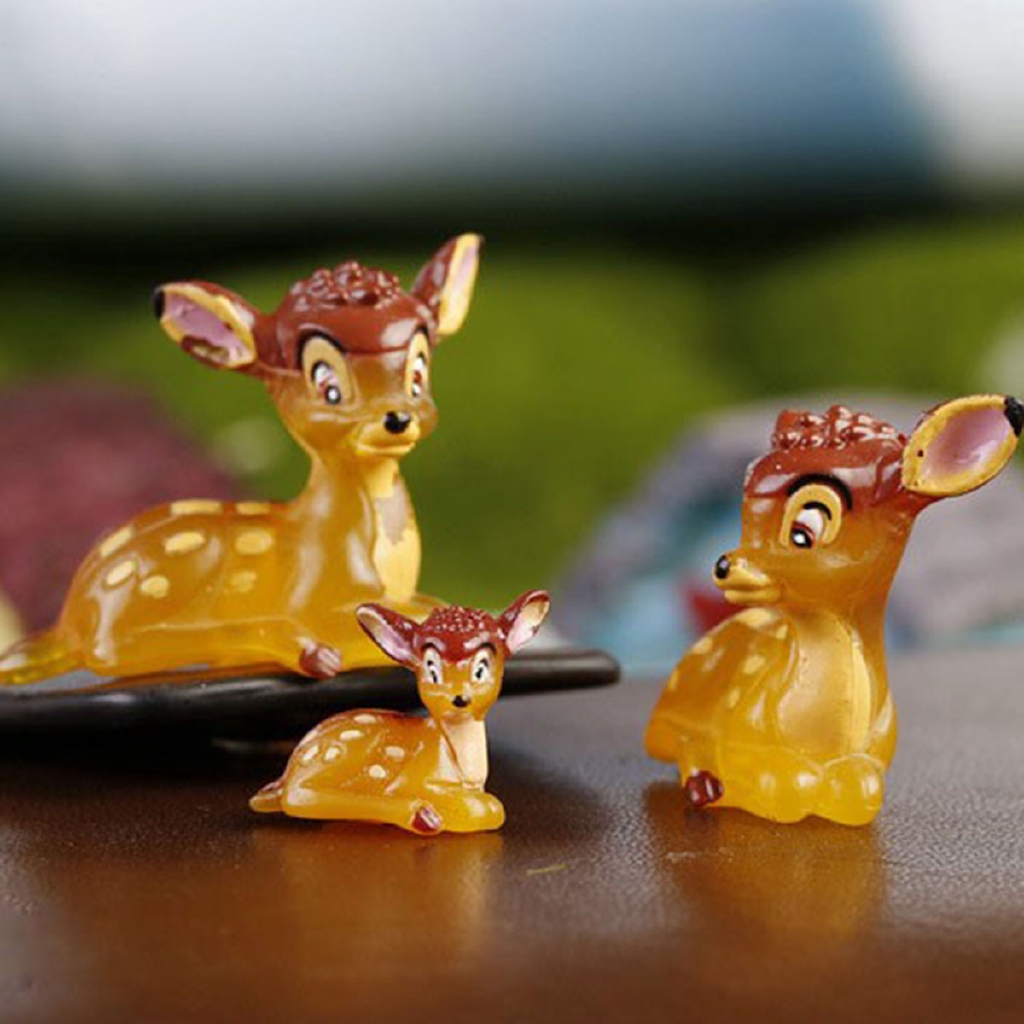 Tượng trang trí tiểu cảnh hình con hươu
