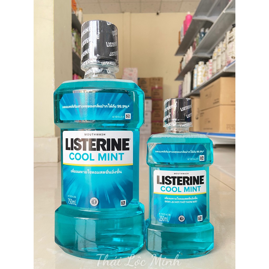 Combo 2 Nước Súc Miệng Hương Bạc Hà Listerine Cool Mint