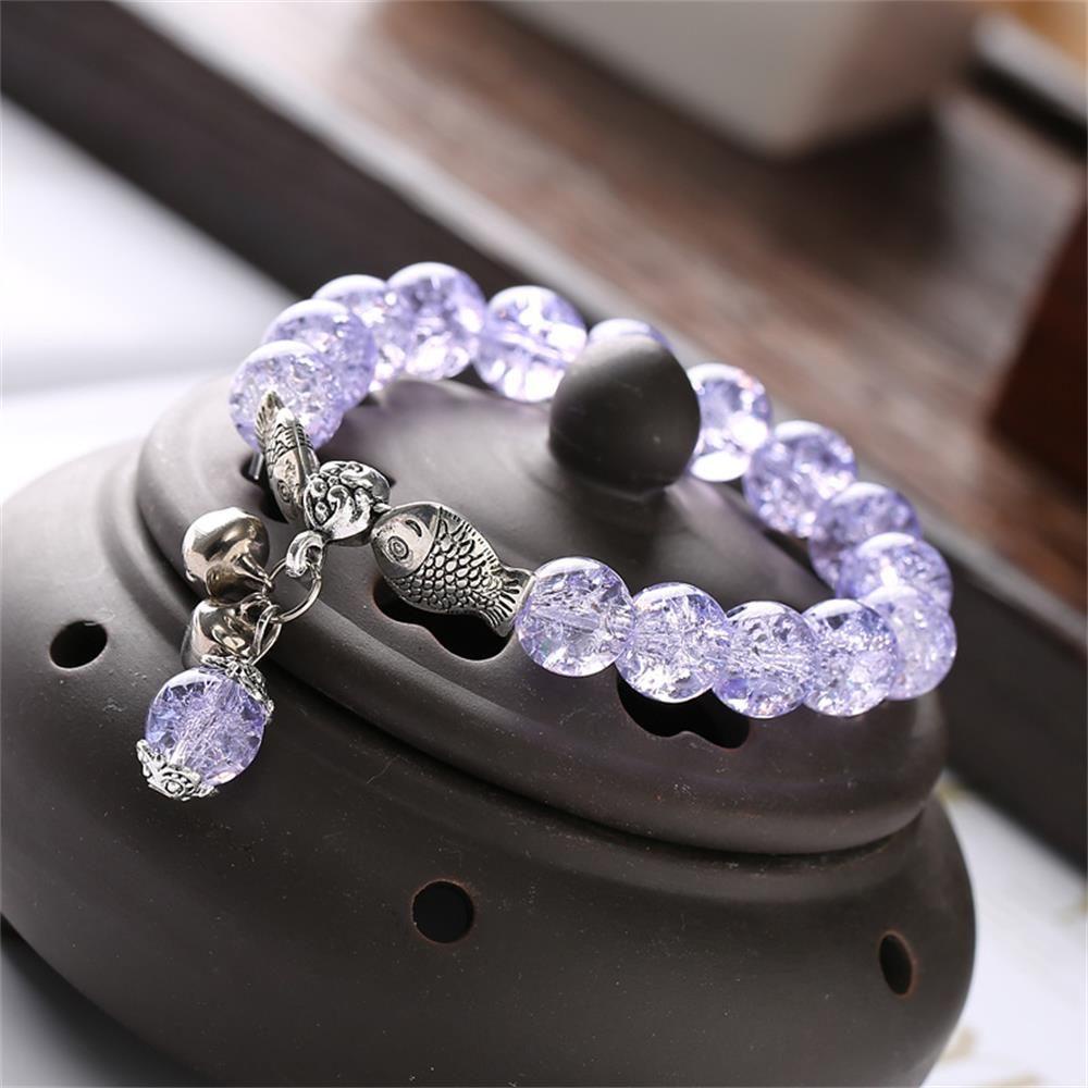 Vòng Tay Chuỗi Hạt Có Chuông Thiết Kế Tinh Tế Thời Trang|Hạt Nổ