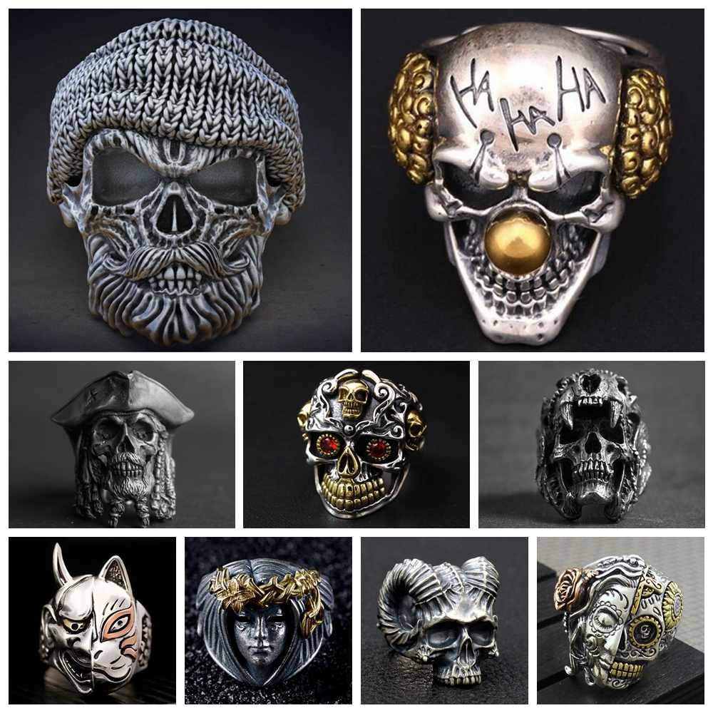 Nhẫn chiến binh cổ điển phong cách Ấn Độ Hip Hop MOILY