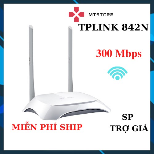 Bộ phát wifi - Modem wifi  TPLINK 842N 2 râu tốc độ 300 Mbps LIKE NEW 95% | BigBuy360 - bigbuy360.vn