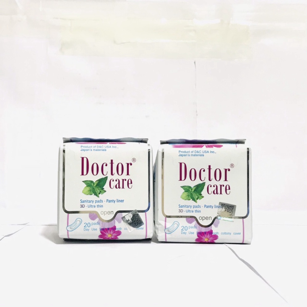 Băng Vệ Sinh Doctor Care Hàng Ngày Tinh Chất Thảo Dược Gói 20 Miếng 16cm