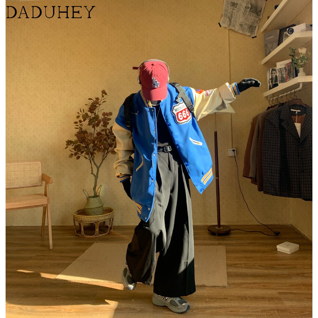 Áo Khoác Bóng Chày Dáng Rộng Thời Trang Cá Tính Cho Nữ