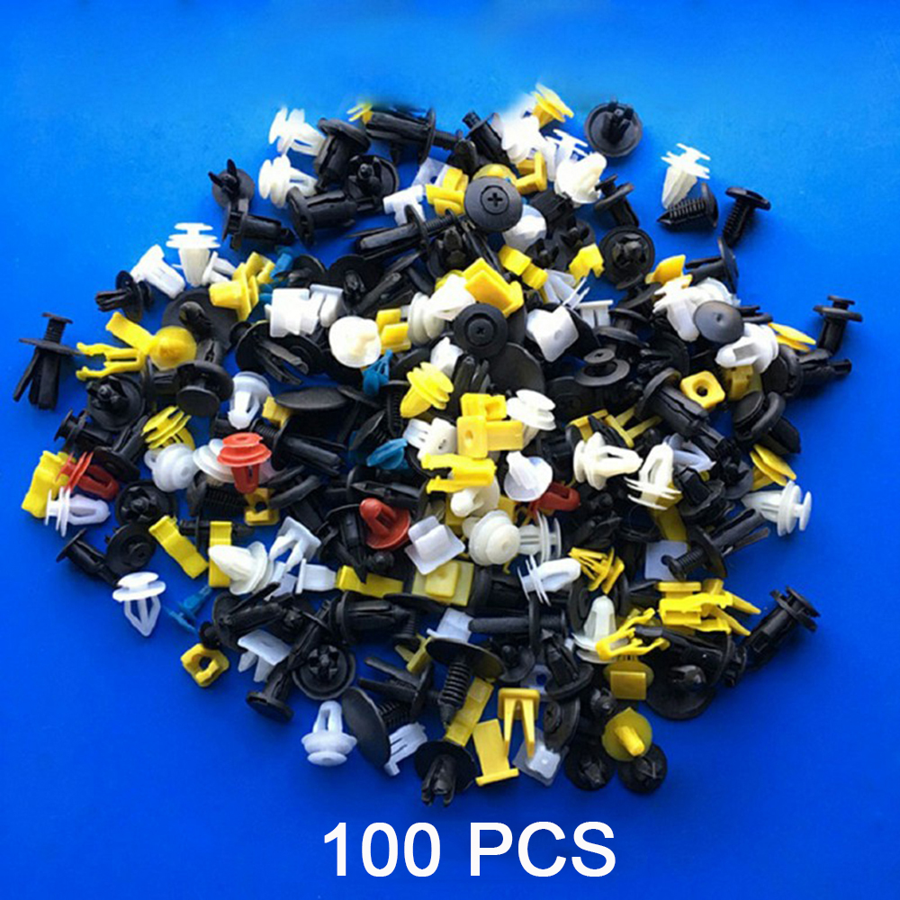 Set 100 Đinh Tán Phụ Tùng Tiện Dụng Cho Xe Ô Tô