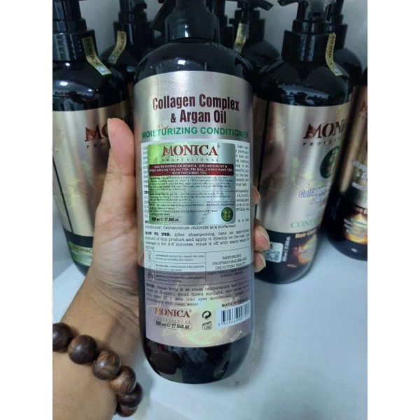 Cặp Dầu gội MONICA chống rụng và kích thích mọc tóc, phục hồi hư tổn 800ml