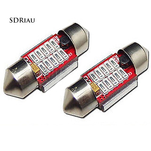 Set 2 đèn 10 bóng LED xanh lam mỗi đèn gắn trang trí xe ô tô chuyên dụng