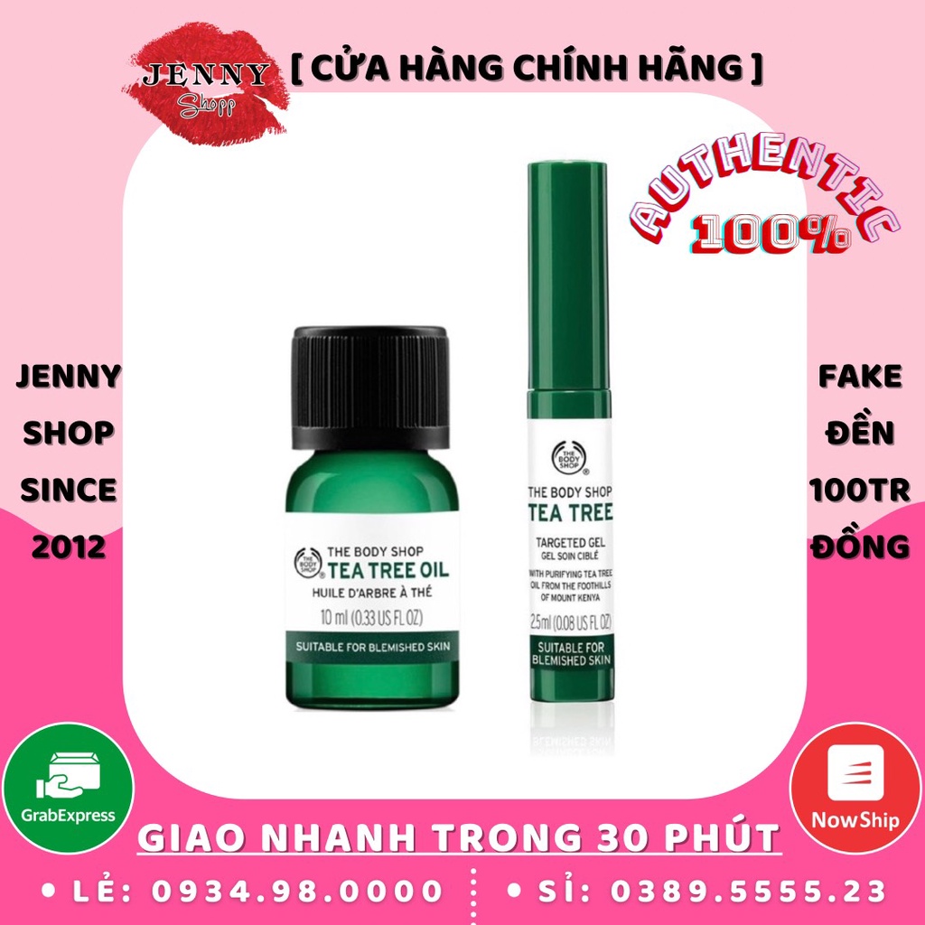 Tinh Dầu Tràm Trà Tea Tree Oil &amp; Tea Tree Gel