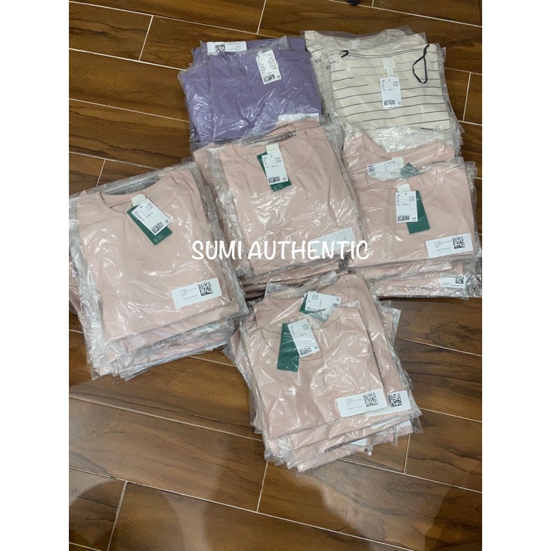 [H&amp;M Auth] Áo phông HM cổ tròn trơn chuẩn Auth hàng hiệu
