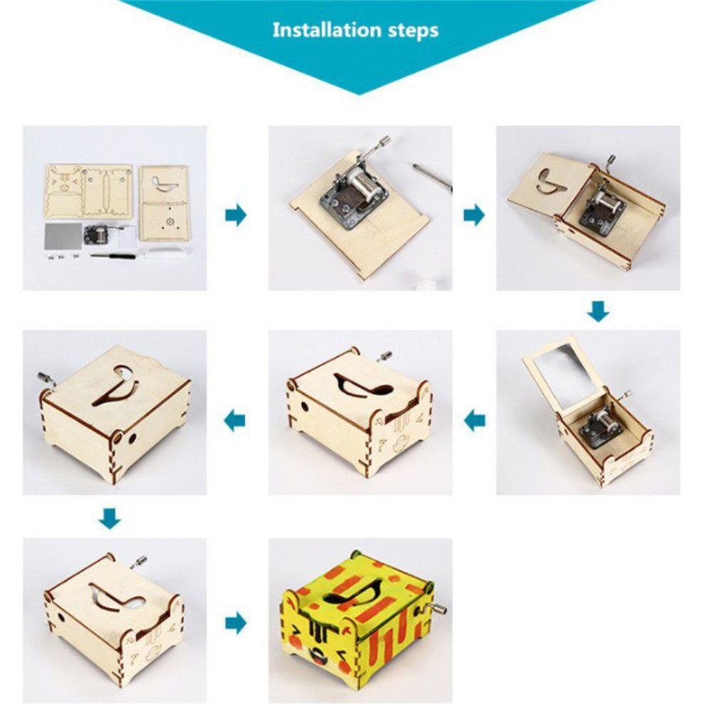 Hộp Nhạc Điện Tử Tự Lắp Ráp Sáng Tạo Giáo Dục Khoa Học DIY