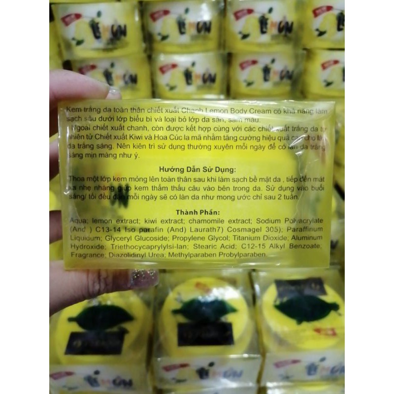 Kem Body Lemon 250gram