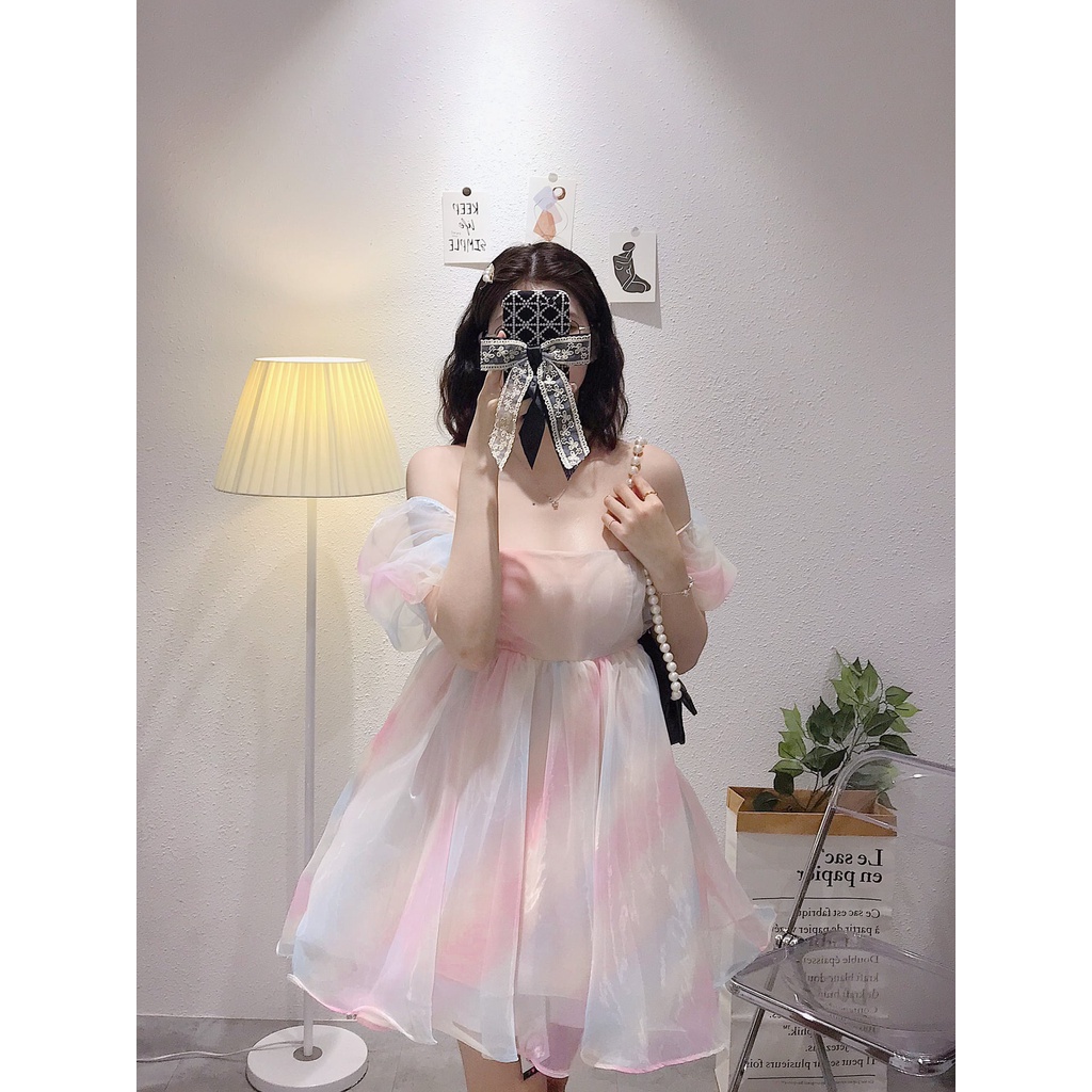 (ẢNH THẬT - CLIP) RAINBOW DRESS - Váy cầu vồng - Váy prom dự tiệc công chúa | BigBuy360 - bigbuy360.vn
