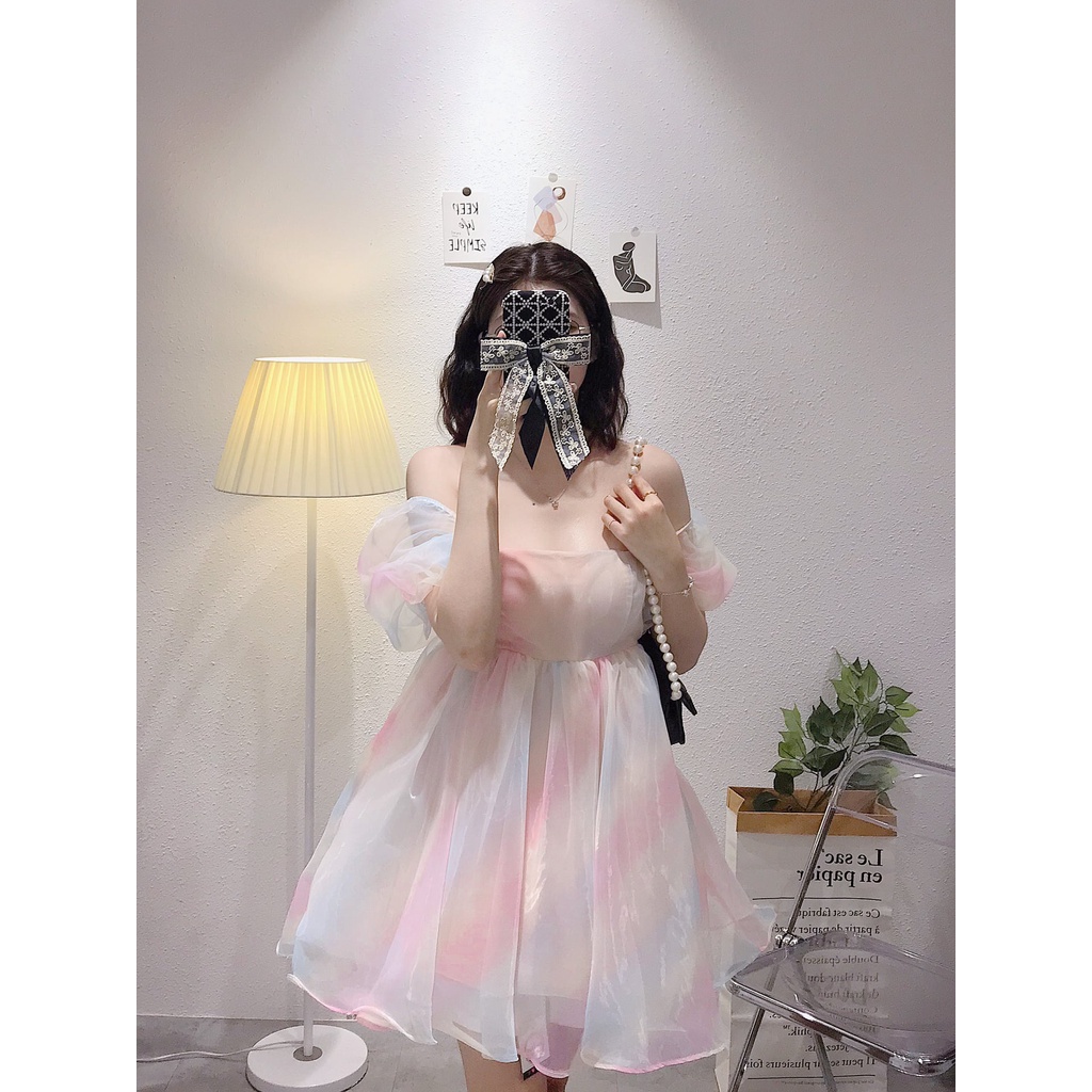 (ẢNH THẬT - CLIP) RAINBOW DRESS - Váy cầu vồng - Váy prom dự tiệc công chúa | WebRaoVat - webraovat.net.vn