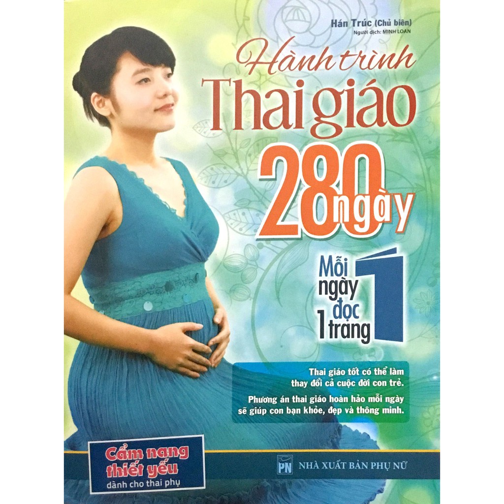 Sách - Hành Trình Thai Giáo 280 Ngày, mỗi ngày đọc một trang