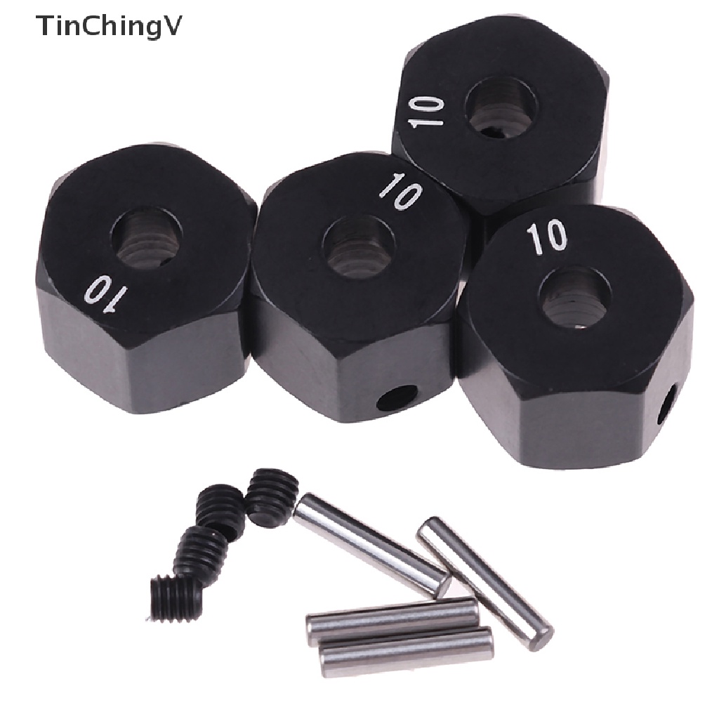 Bộ 4 Đai Ốc Lục Giác 12mm Cho Xe Hơi Điều Khiển Từ Xa HSP 1 / 10 8 9 10mm