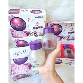 Sâm Maca letco hộp 60 viên, sâm tố nữ, nhuỵ hoa nghệ tây