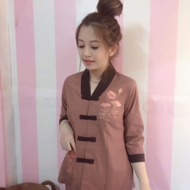Quần áo đi chùa , la hán phối