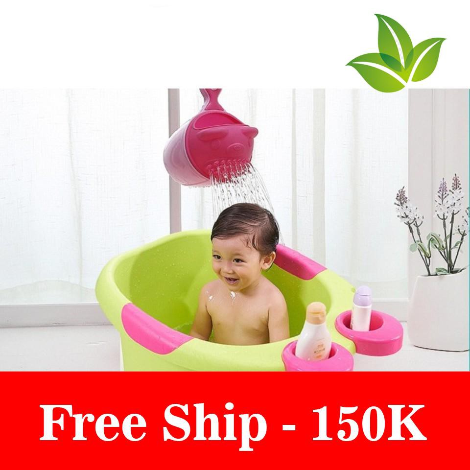 Freeship Bình tắm hoa sen cho bé