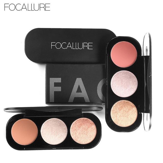 (Hàng Mới Về) Bảng Phấn Má Hồng / Bắt Sáng Focallure Pr0Mo | BigBuy360 - bigbuy360.vn