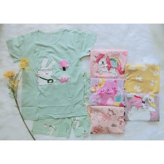Đồ bộ xuất hàn cho bé gái chất cotton {25-36kg}, Bộ cộc tay xuất hàn cotton cho bé size đại 25-36kg