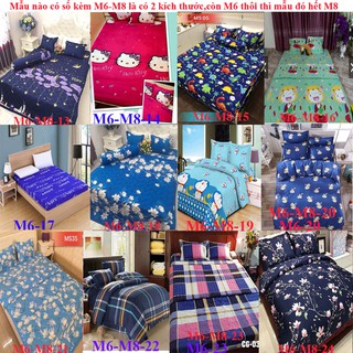 Xả Kho Bộ ga gối đủ kích thước poly