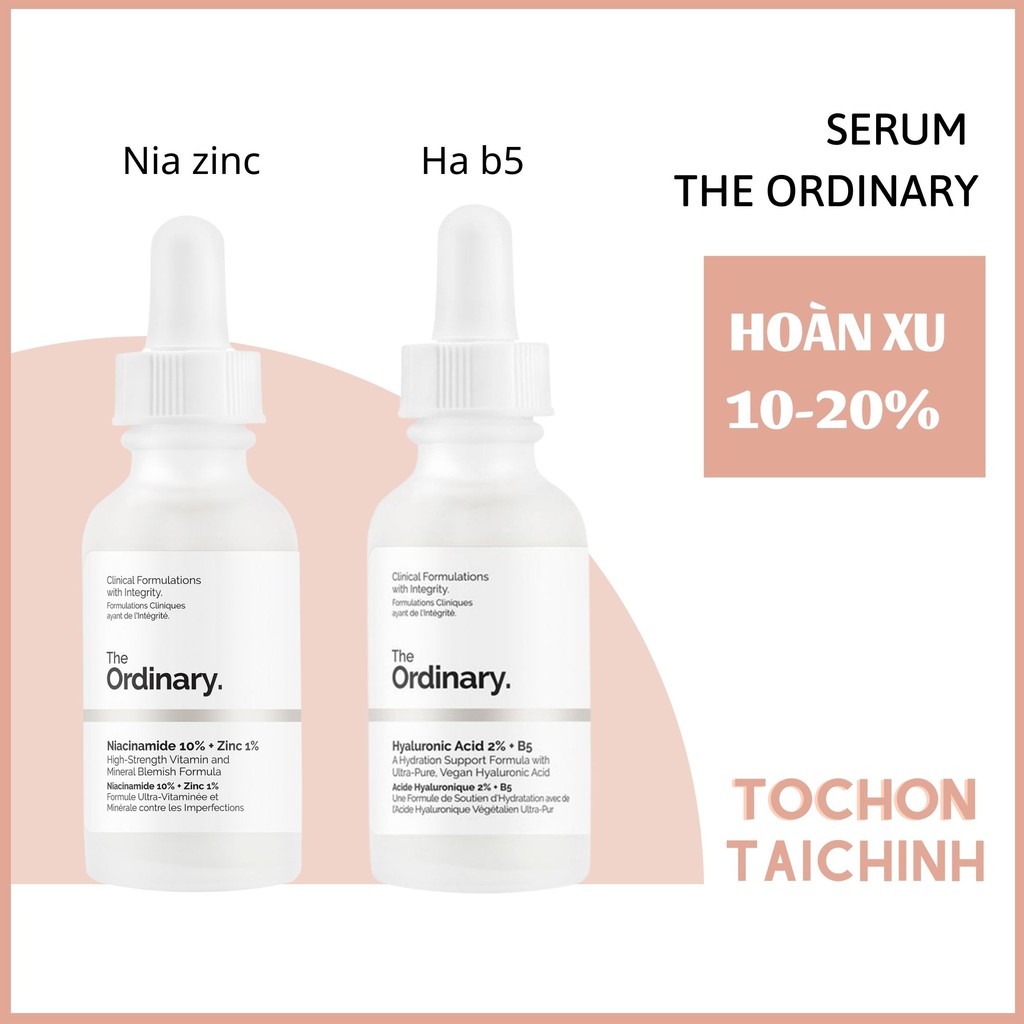 Serum các dòng của The Ordinary Bản Us / Bản Canada