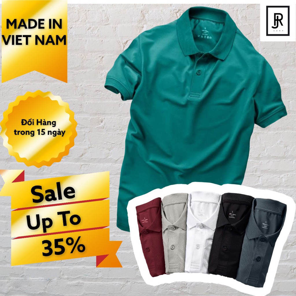 Áo thun nam POLO [Giảm giá 50%]- thun cotton thoáng mát thấm hút mồ hôi