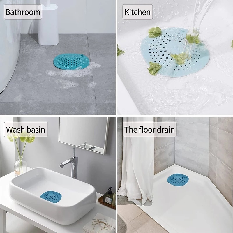 Nắp Silicone Đậy Cống Thoát Nước Nhà Bếp/Phòng Tắm Khử Mùi Tiện Dụng