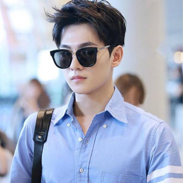 Kính mát nam nữ HAVU râm đi biển đẹp thời trang chống bụi không độ bảo vệ mắt màu đen [HOT]