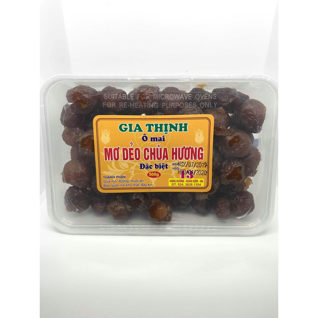 Ô mai mơ dẻo chùa hương 500gr Gia Thịnh Hà Nội Hà Nội