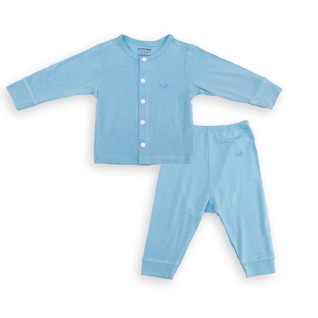 Bộ dài tay cài thăng Nature Wear