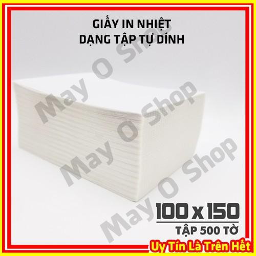 Giấy In Nhiệt, In Bill Hóa Đơn Khổ A6 Tự Dính Giá Rẻ Dạng Tệp 500 Tờ In Đơn Shopee TMĐT Có Sẵn Lớp Dán May O Shop