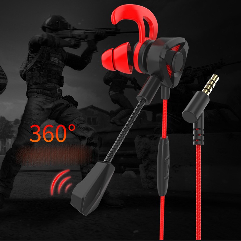 Tai nghe nhét tai G1, G9 có Mic rời dành cho các game thủ, âm thanh hifi chất lượng