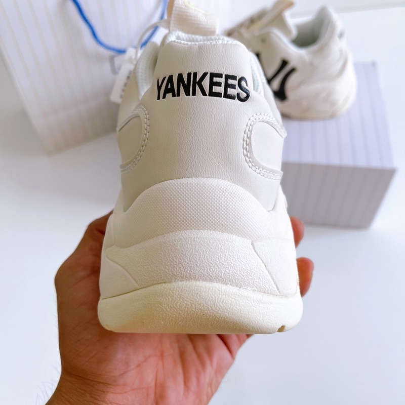 [Bản logo in 3D]Giày sneaker 𝗠𝗟𝗕 Tăng chiều cao 5cm - Chunky A New York Yankees