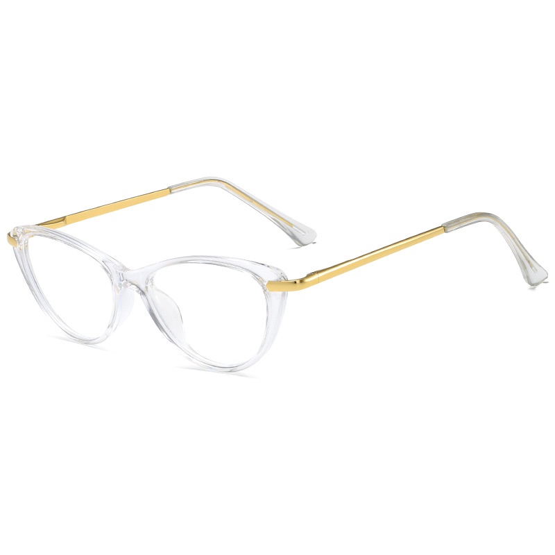 Kính Mắt Mèo tr90 Gọng Nhỏ Phong Cách Retro Âu Mỹ Cho Nữ