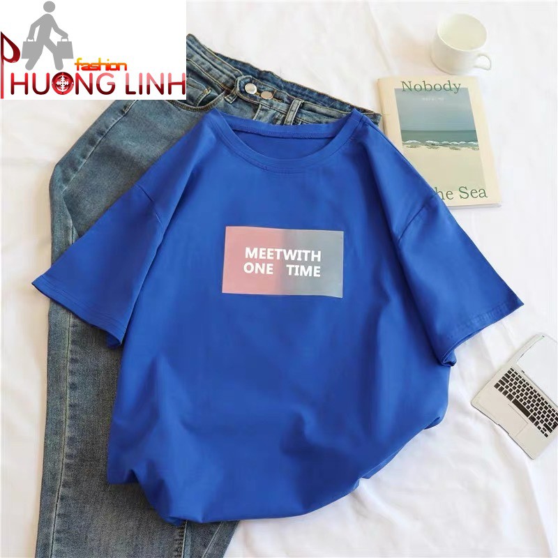 [Có video] Áo thun nam nữ MEETWITH ON TIME form rộng tay lỡ - Thời Trang Phương Ling - Bảo hành 7 ngày - 18062020633 | BigBuy360 - bigbuy360.vn