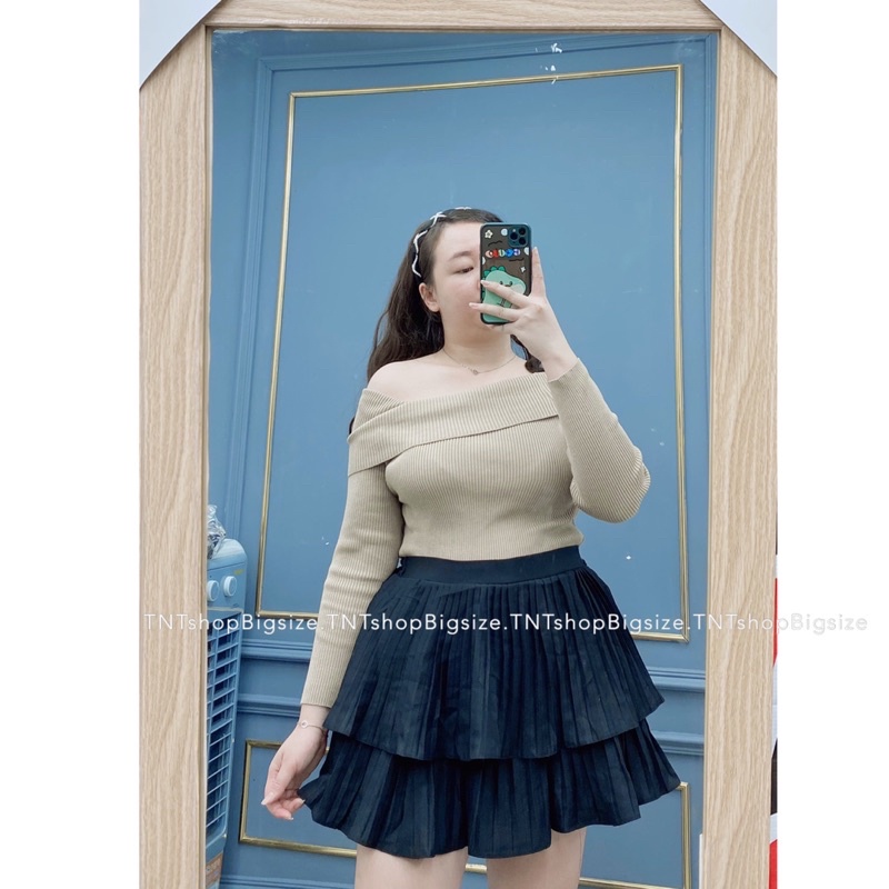 ÁO LEN BẸT VAI TAY DÀI [ TNT SHOP BIGSIZE ]