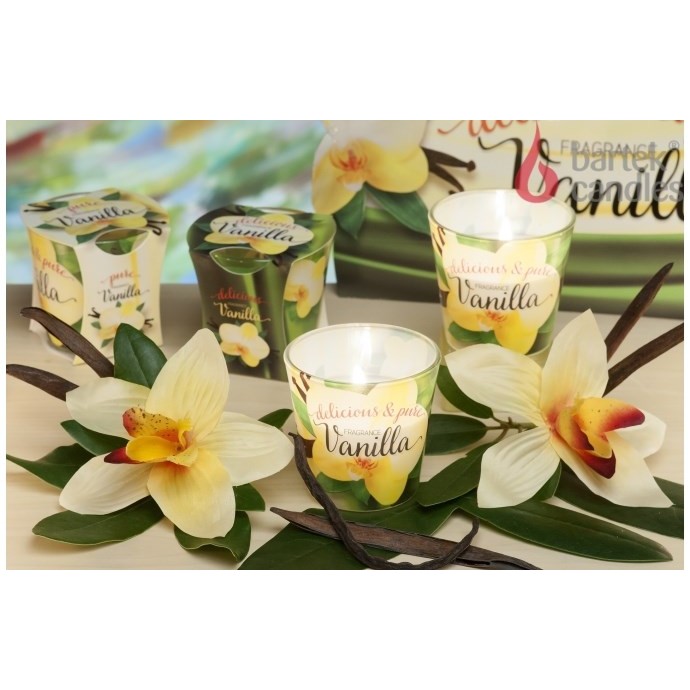 Ly nến thơm Bartek Candles BAT3763 Vanilla 75g (Hương Vani)