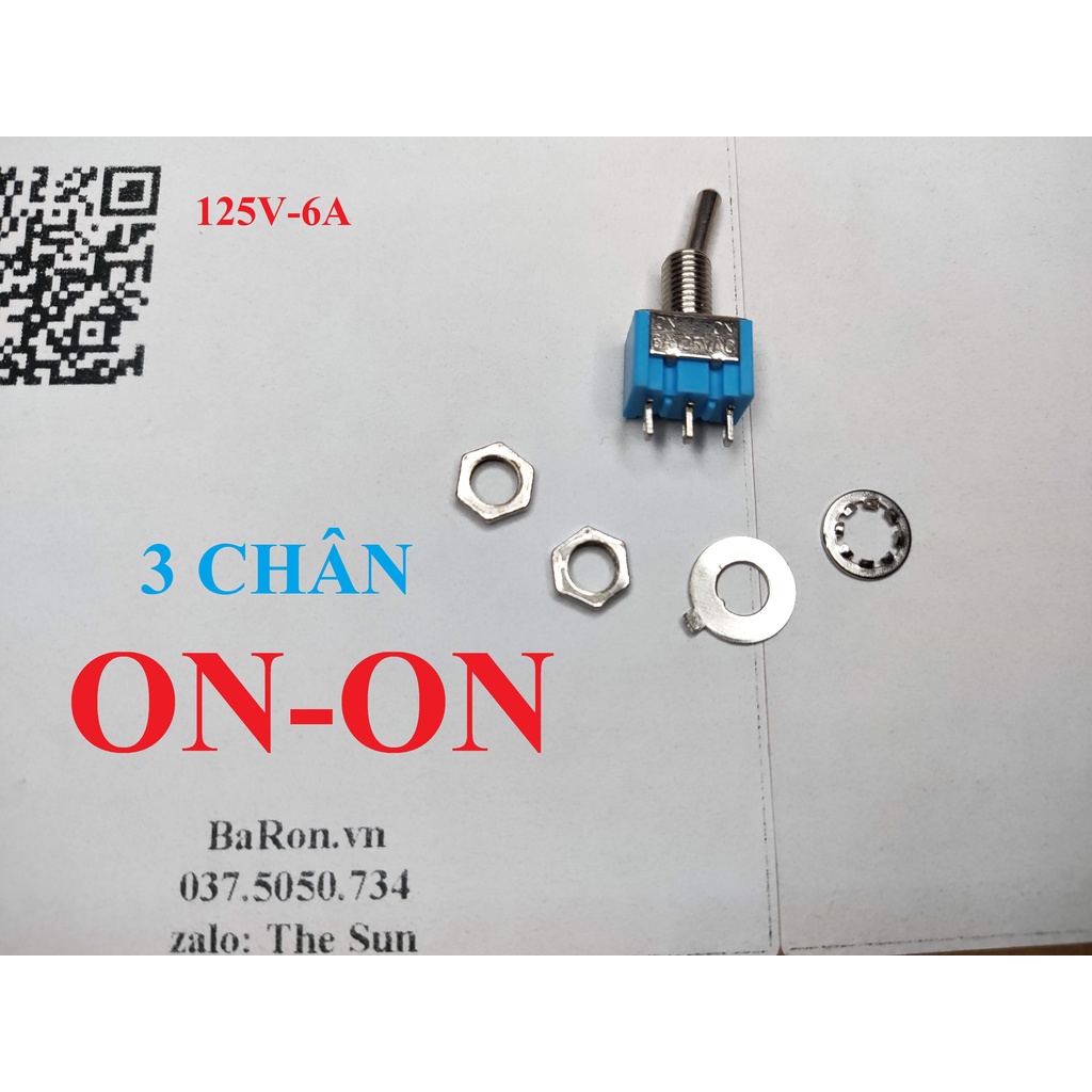 Công tắc gạt 6 chân - ON-OFF-ON