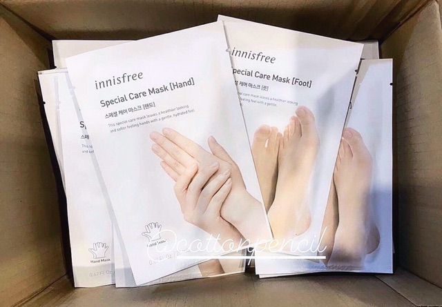 Mặt nạ dưỡng da tay da chân INNISFREE SPECIAL CARE MASK 🤚🏻🦶🏻