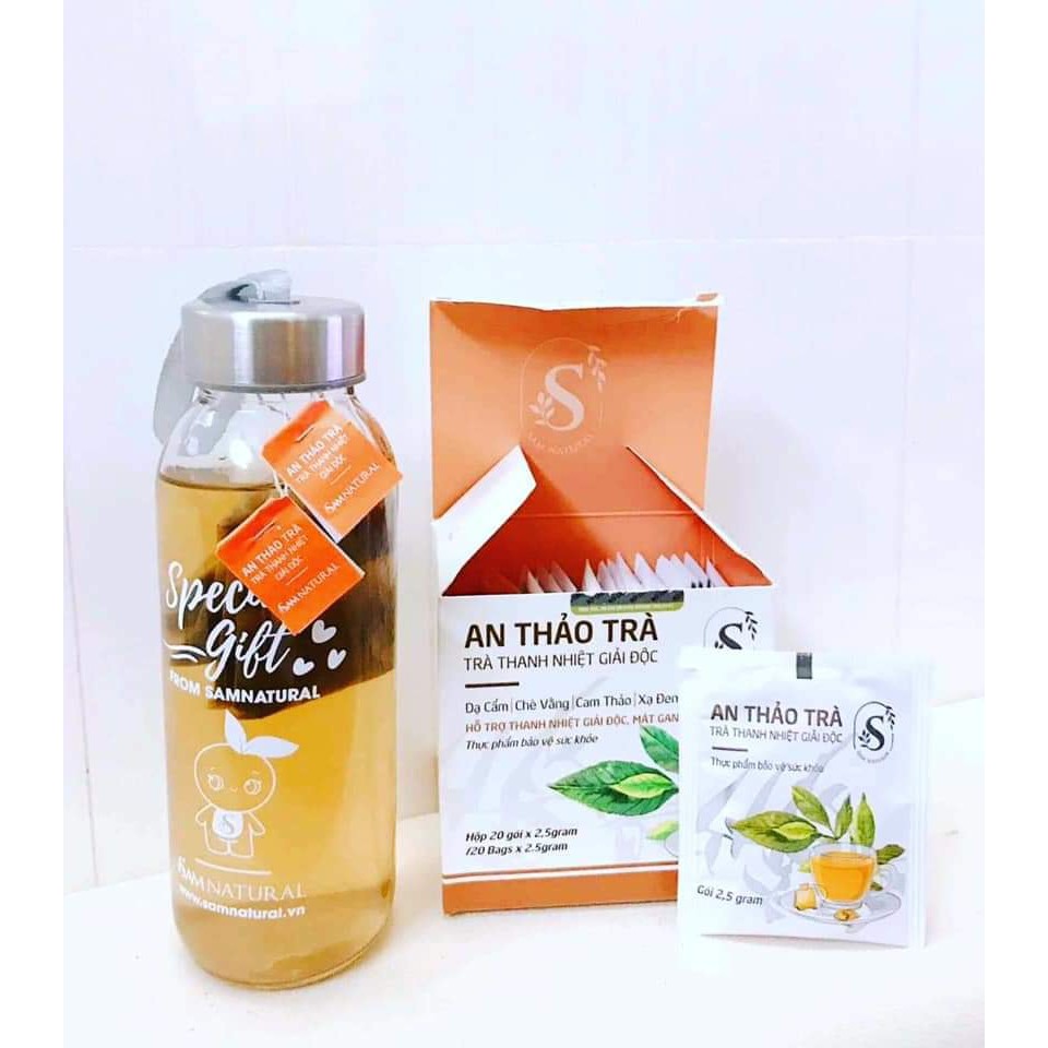 An Thảo Trà Sam Natural - Thanh Nhiệt - Lợi Sữa - Giải Rượu - Giảm Mụn